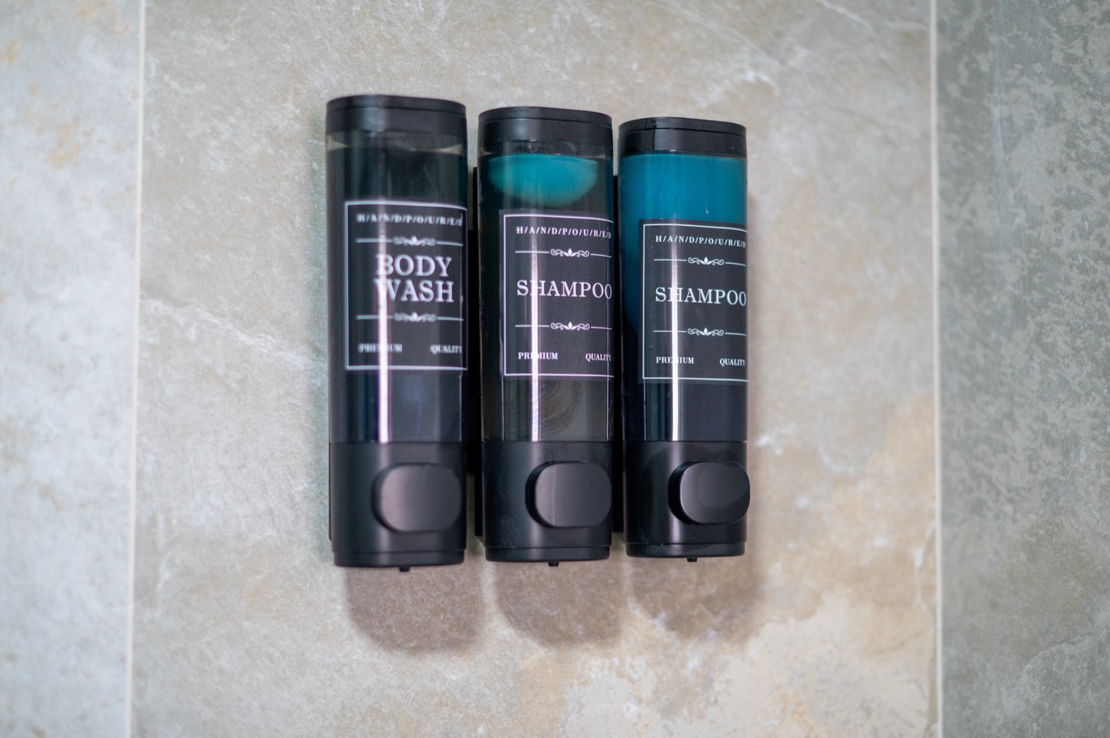 Distributeurs body wash et shampoing